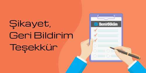 demirdöküm şikayet formu